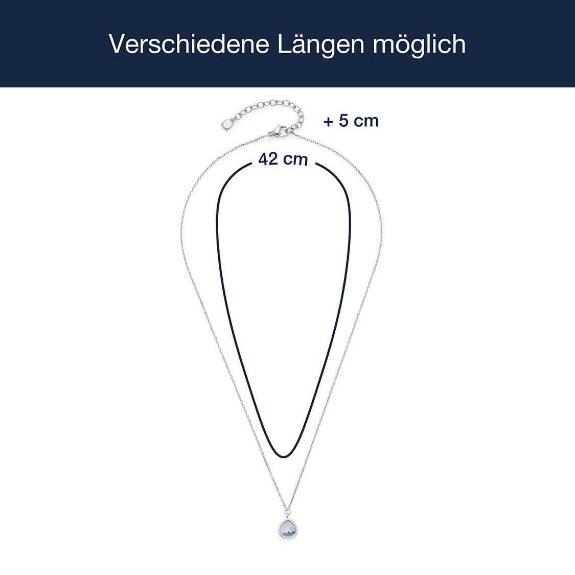 leonardo-indra-collier-42-cm-bleu-pierre-verre image 4