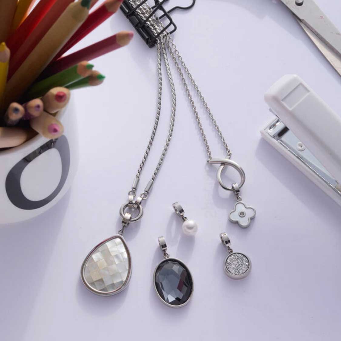leonardo-ira-clip-mix-pendentif-nacre-argent image 6