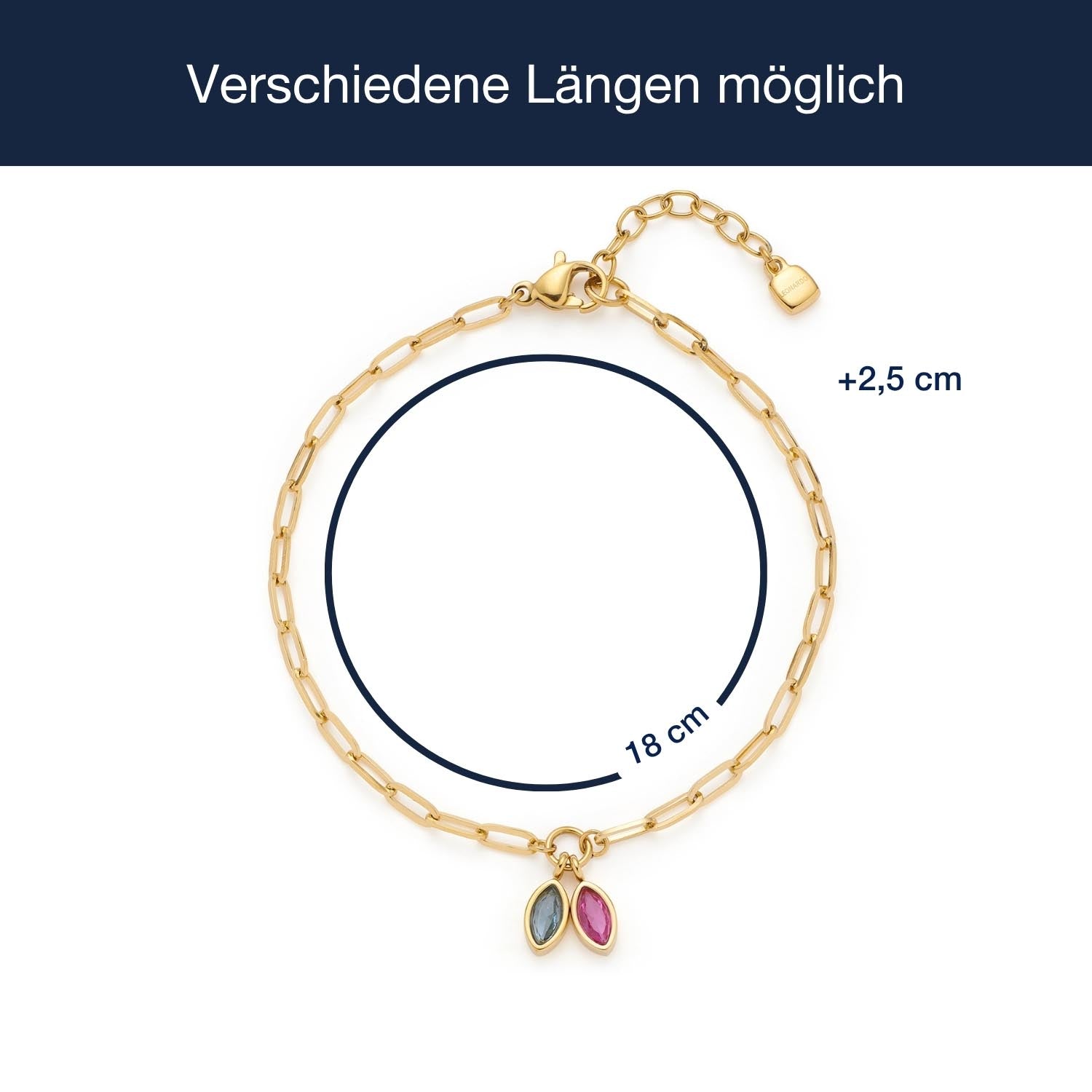 leonardo-may-ciao-bracelet-dor-bleu-rose image 4