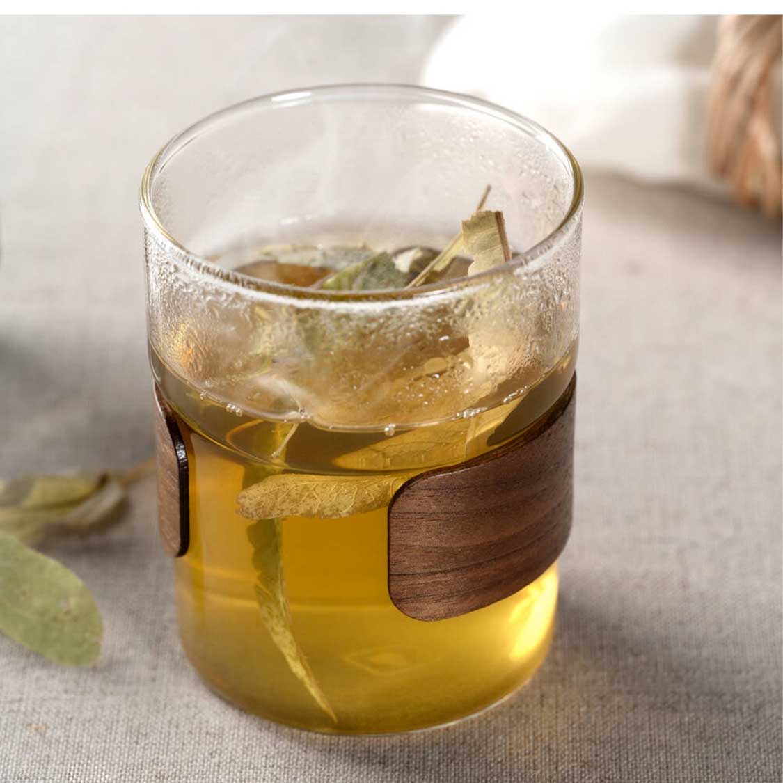 leonardo-novo-legno-tasse-verre-320-ml-lot-2-bois image 2