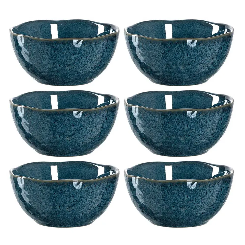 leonardo-matera-bol-c-ramique-bleu-12-cm-lot-de-6-fait-main image 1