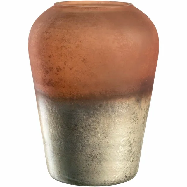 leonardo-capanna-vase-27-cm-bordeaux-verre-fait-main image 1