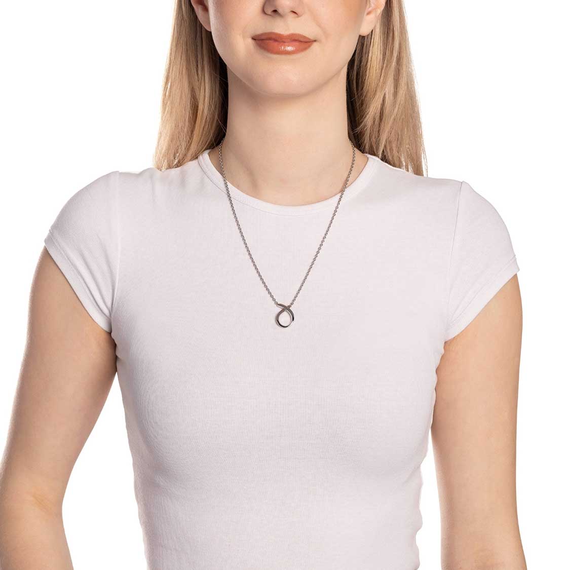 leonardo-anja-collier-argent-45-cm-clip-mix image 3