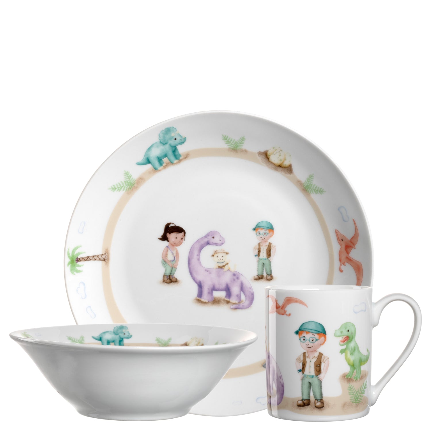 leonardo-bambini-avventura-vaisselle-dino-3-pi-ces image 1