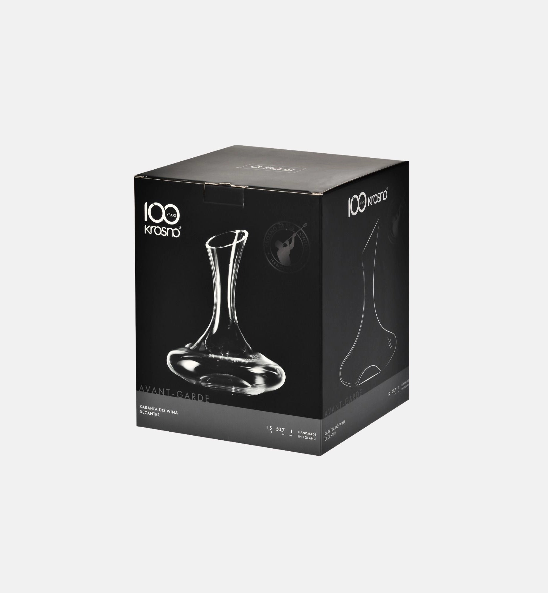 krosno-carafe-vin-1500-ml-sculpturale image 6