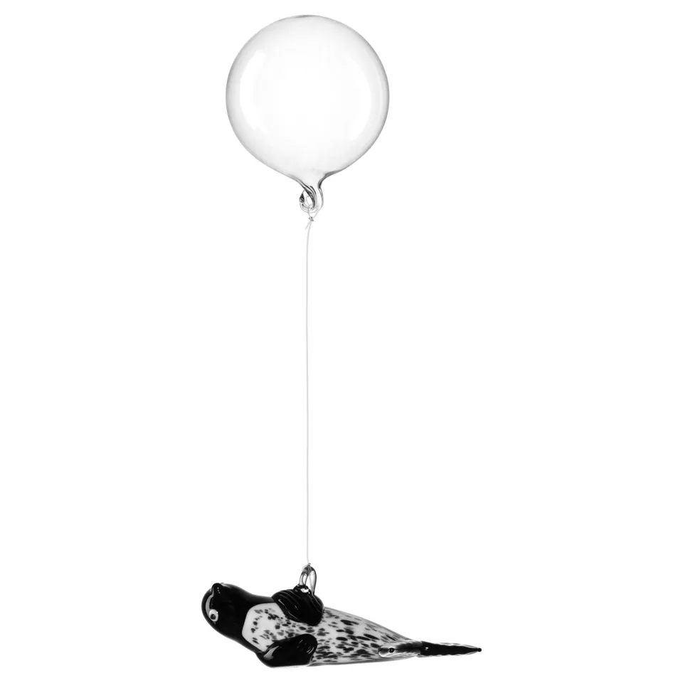 leonardo-mare-figurine-phoque-verre-8-cm-noir image 1