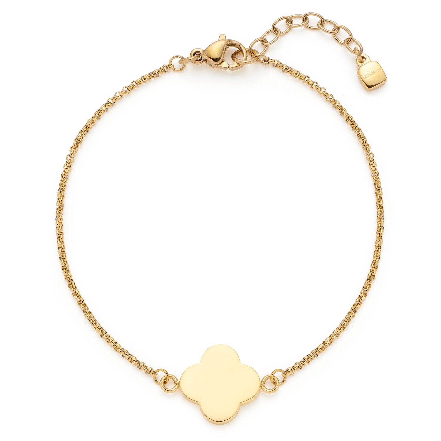 leonardo-mette-bracelet-or-gravure-tr-fle-18-cm-acier image 2
