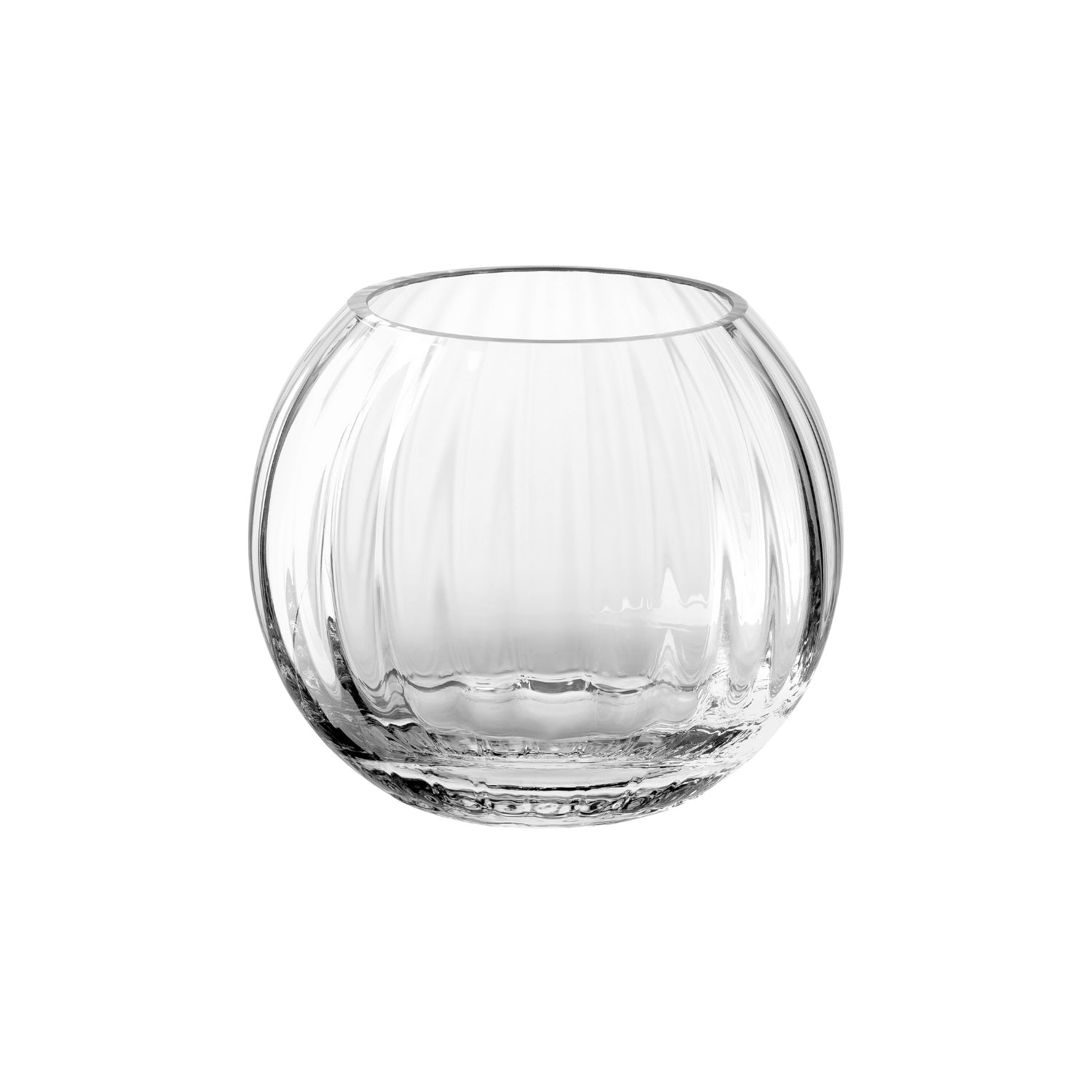 leonardo-poesia-vase-boule-13-cm-transparent-relief image 1