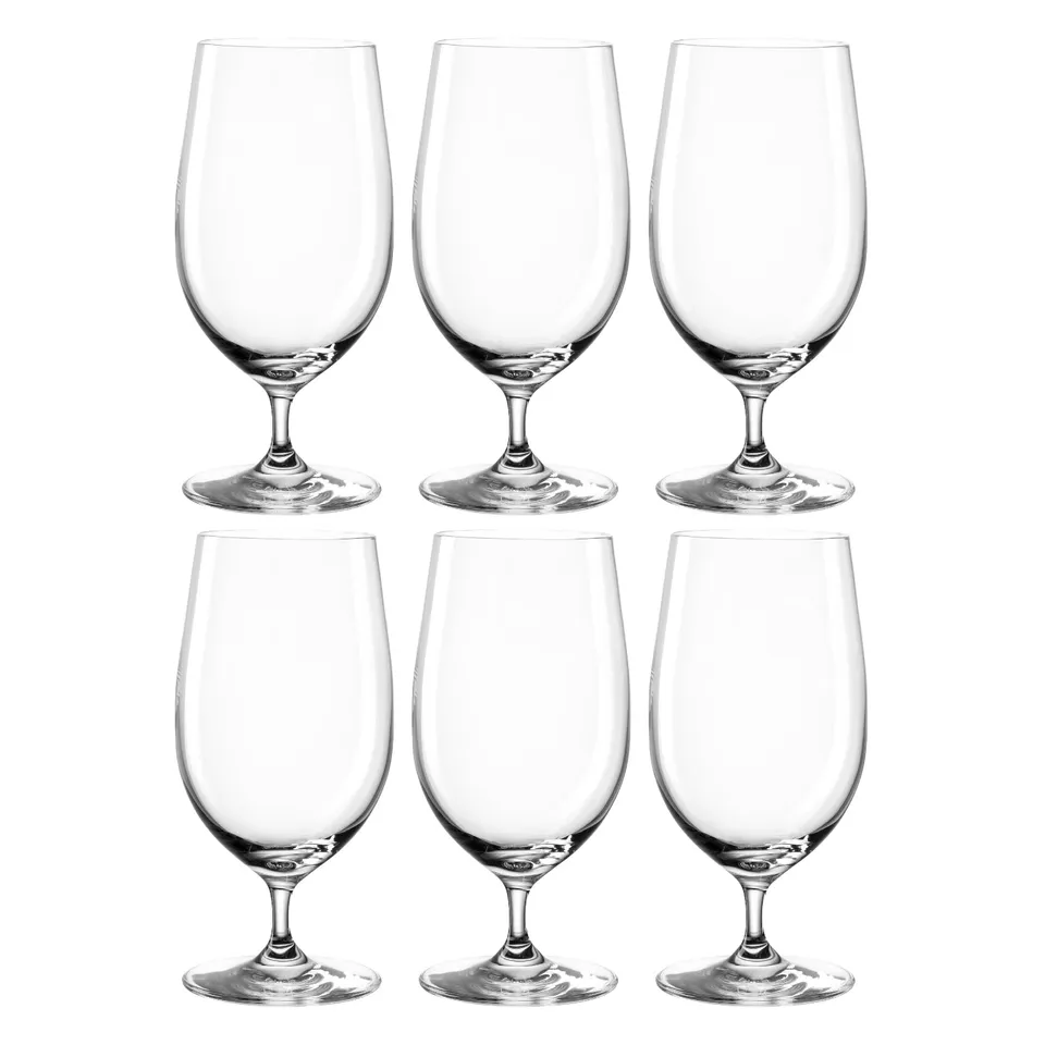 leonardo-ciao-verre-bi-re-390-ml-lot-de-6-transparent image 1