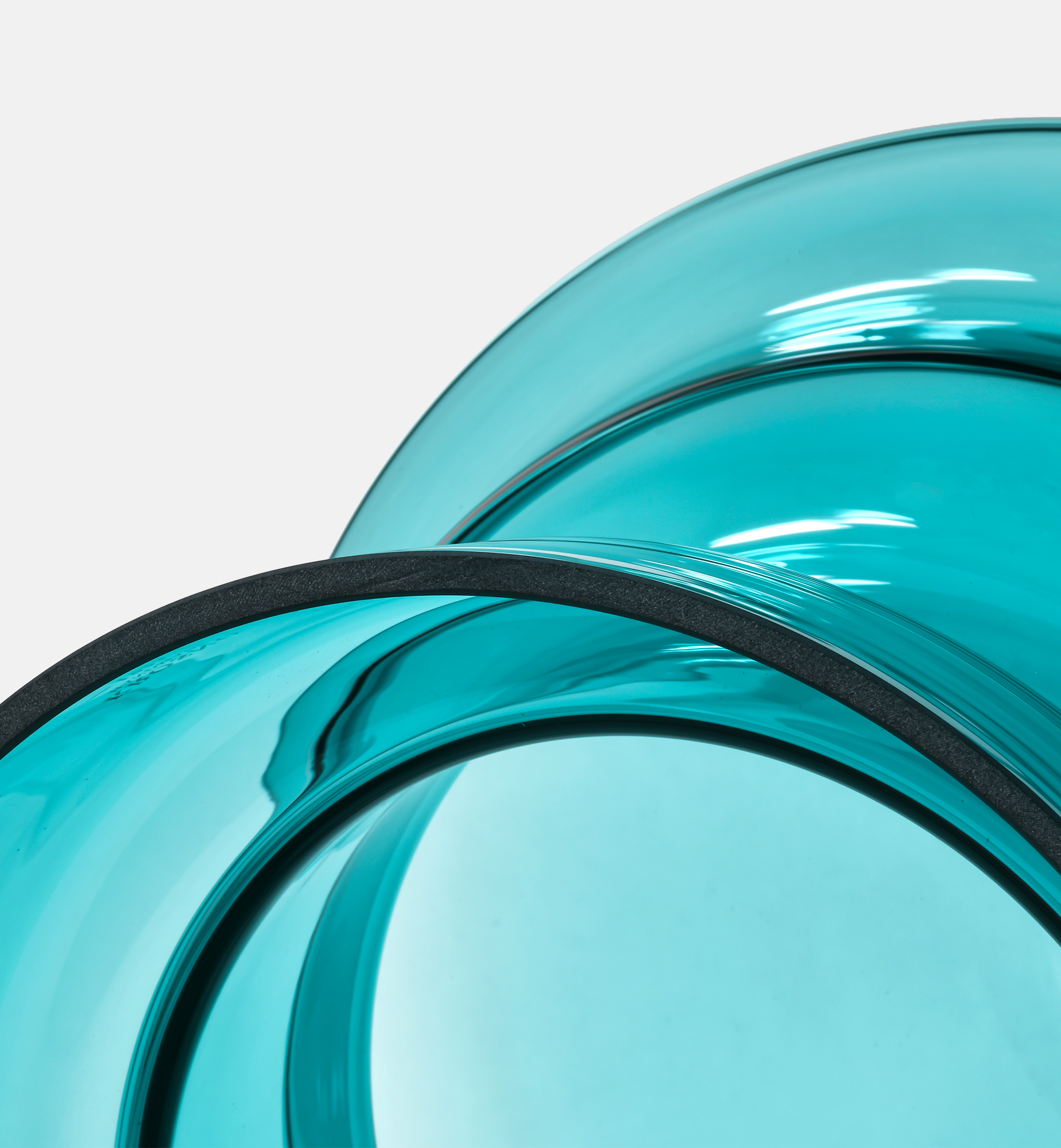 krosno-lazur-table-basse-verre-bleu-30-cm-fait-main image 6