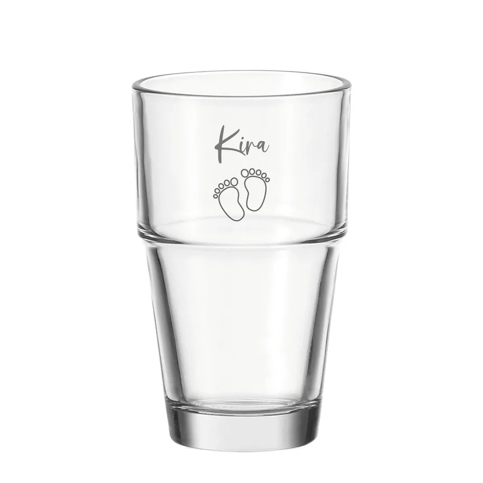 leonardo-solo-tasse-en-verre-grav-e-410-ml-conique image 1
