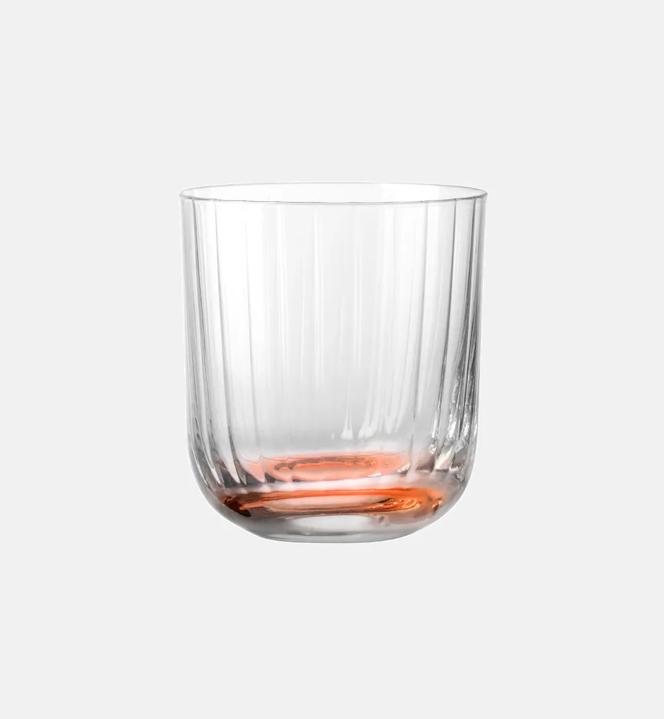 krosno-bubble-verre-stri-orange-300-ml-cristal image 1
