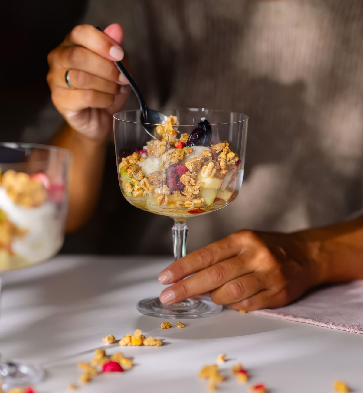 krosno-roma-coupe-dessert-verre-570-ml-sur-pied-2 image 3