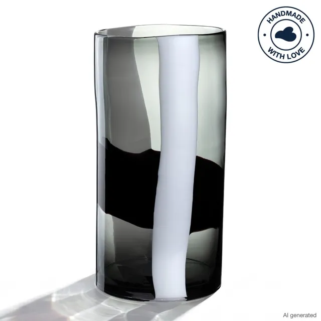 leonardo-banda-nera-vase-40-cm-noir image 1
