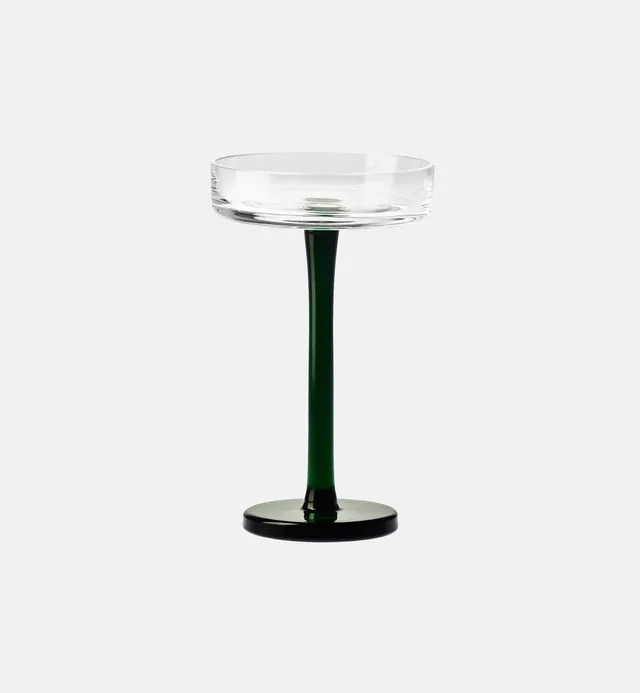 krosno-1958-photophore-cristal-15-cm-meraude image 1