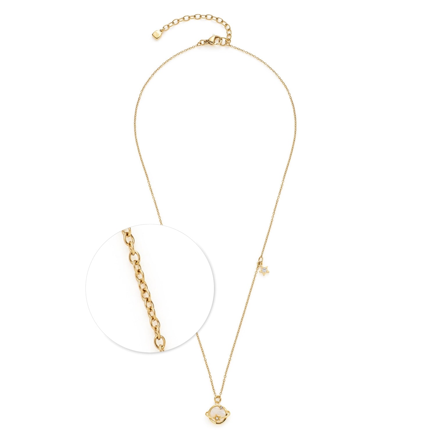 leonardo-ciao-sattelite-collier-or-42-cm-saturne image 1