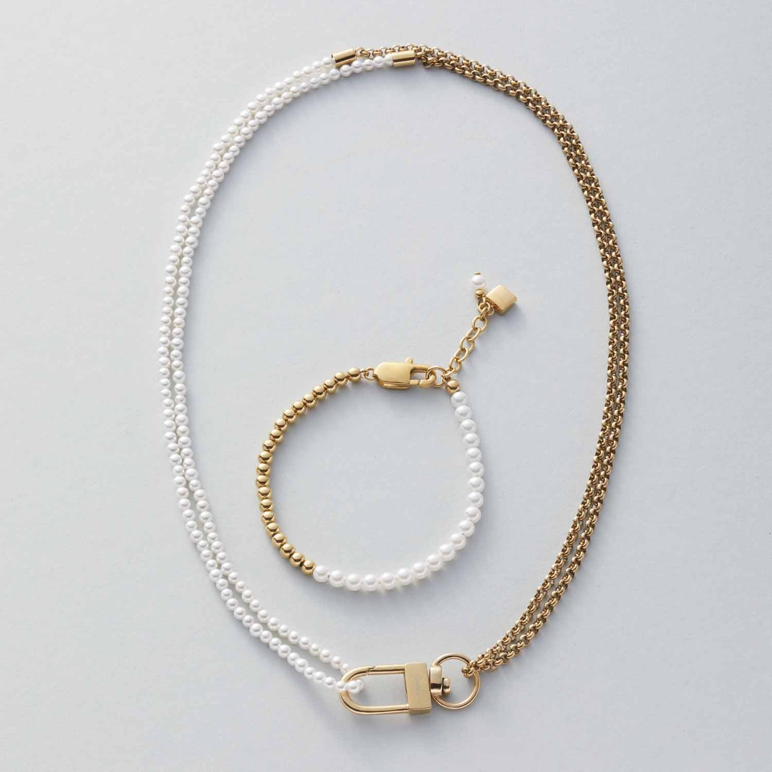 leonardo-lucinda-collier-48-cm-dor-perles-blanches image 5