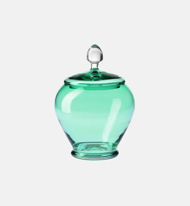 krosno-the-palace-bocal-verre-4-l-vert-meraude-couvercle image 1