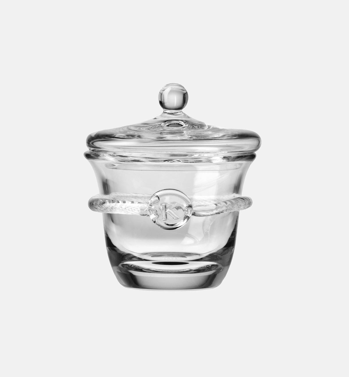 krosno-aurelia-sucrier-cristal-transparent-avec-couvercle image 1