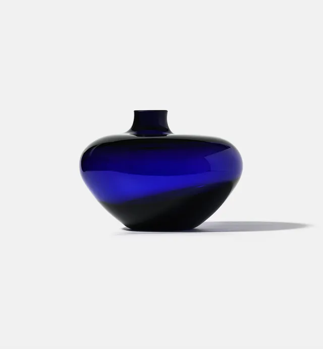 krosno-pebble-2017-16-cm-vase-cobalt-bleu image 1
