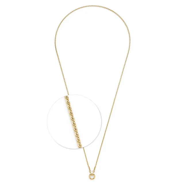 leonardo-sonja-clip-mix-sautoir-dor-80-cm-cha-ne-serpent image 1