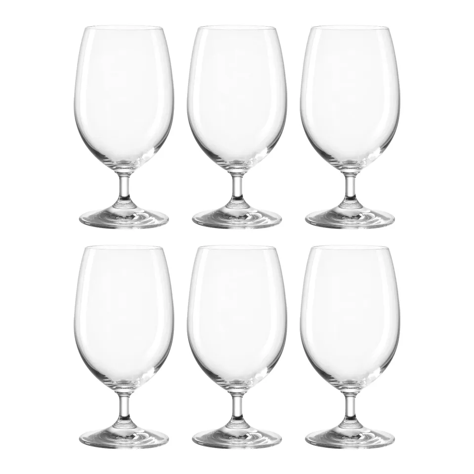 leonardo-daily-verre-eau-370-ml-lot-de-6-transparent image 1