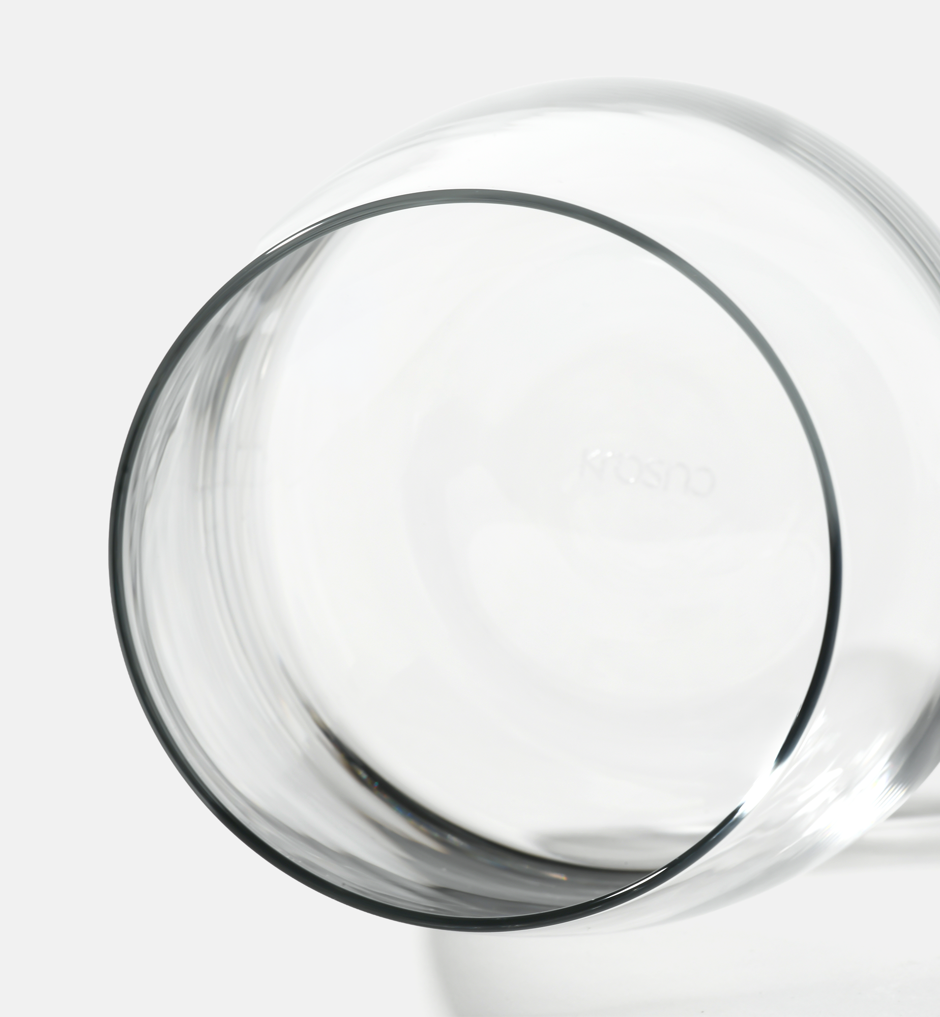 krosno-modern-verre-eau-470-ml-bas-transparent image 5