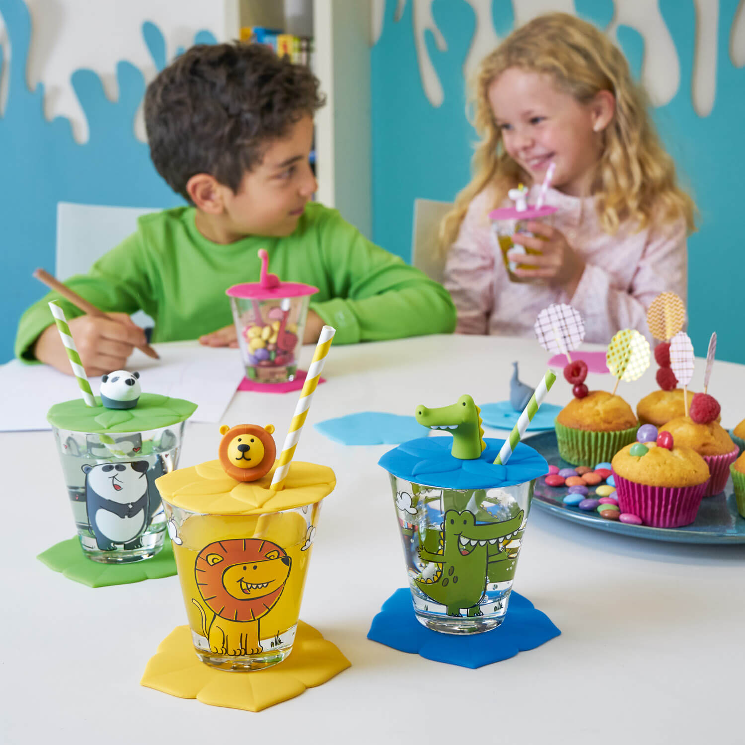 leonardo-bambini-couvercle-verre-lion-jaune-9-cm image 4