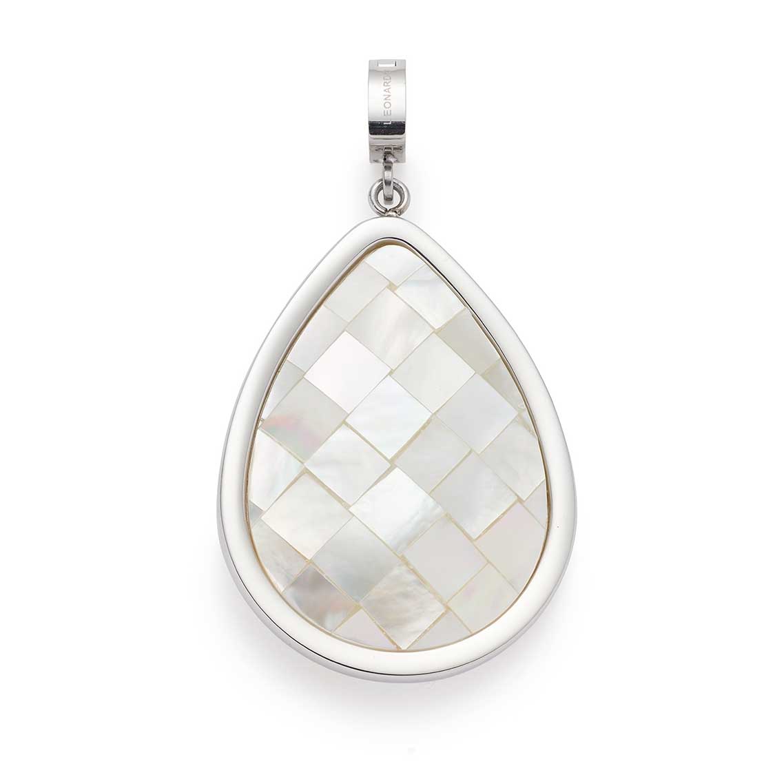 leonardo-ira-clip-mix-pendentif-nacre-argent image 1