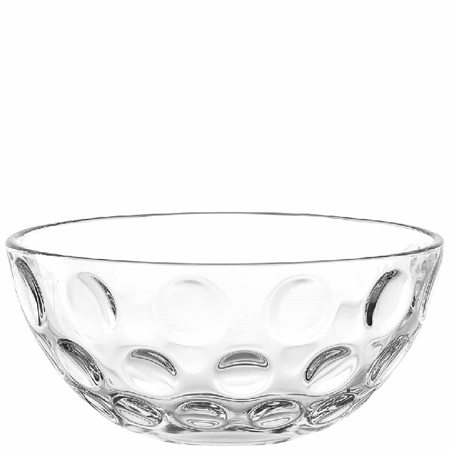 leonardo-cucina-optic-bol-verre-14-cm-lot-4-transparent image 3