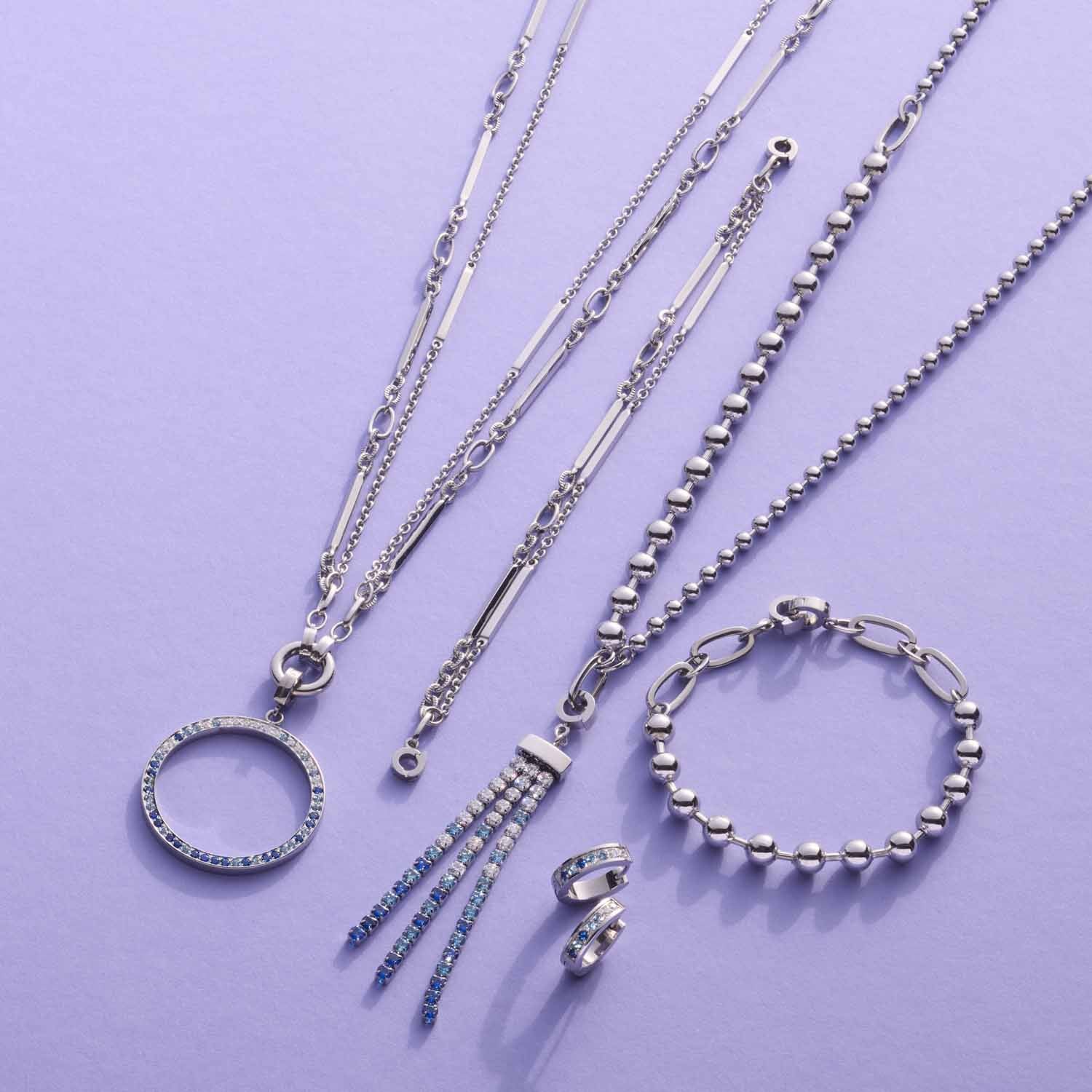 leonardo-clip-mix-grace-80-cm-collier-argent-long image 5