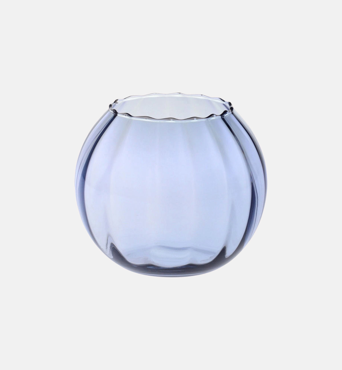 krosno-vase-boule-vase-bleu-marine-stri-15-5-cm image 1