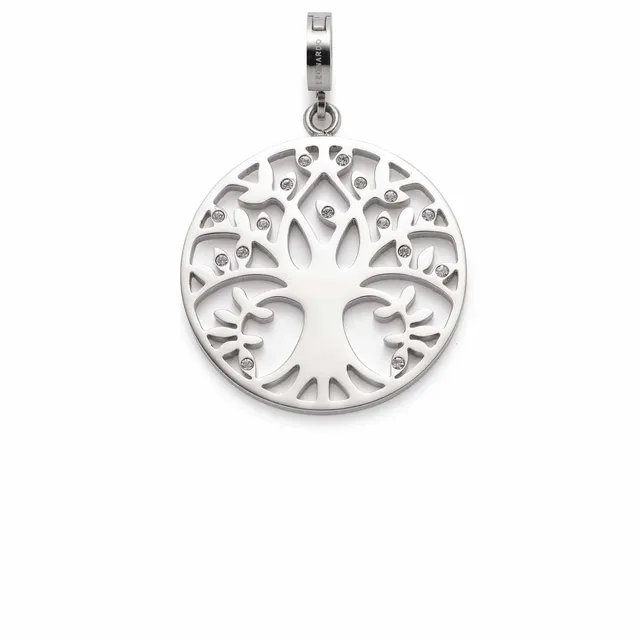 leonardo-amita-clip-mix-pendentif-arbre-de-vie-acier image 1