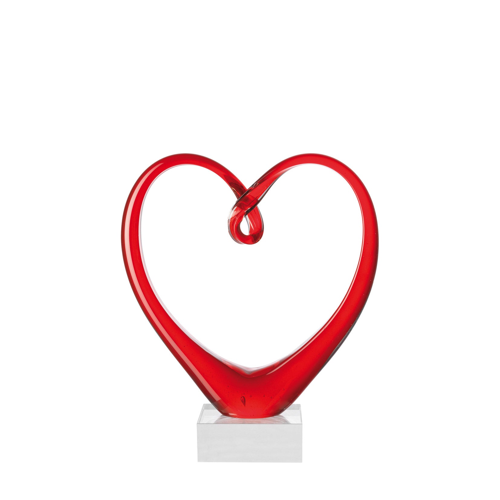 leonardo-heart-sculpture-coeur-rouge-24-cm image 2