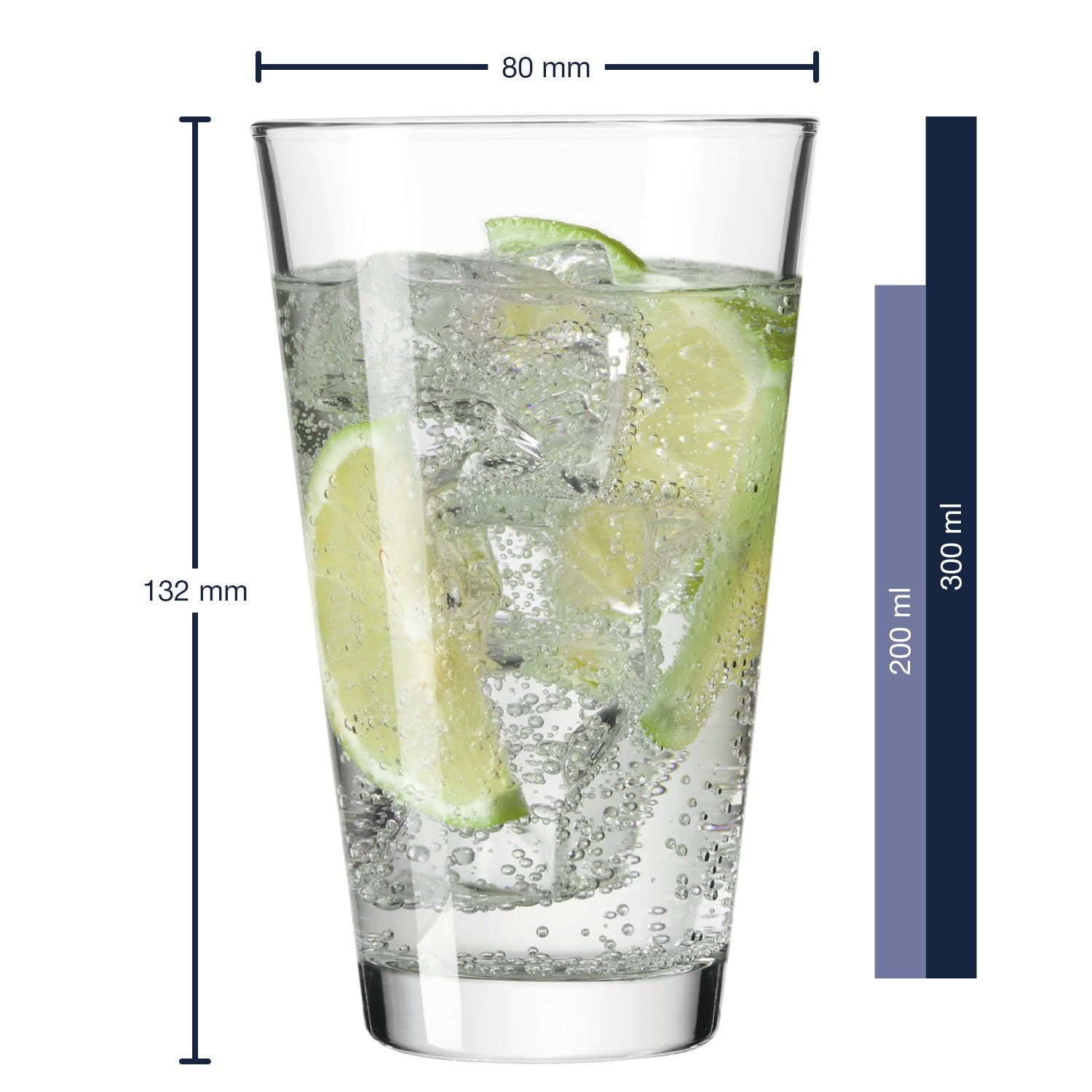 leonardo-ciao-300-ml-verre-a-eau-6-verres-cylindrique image 2