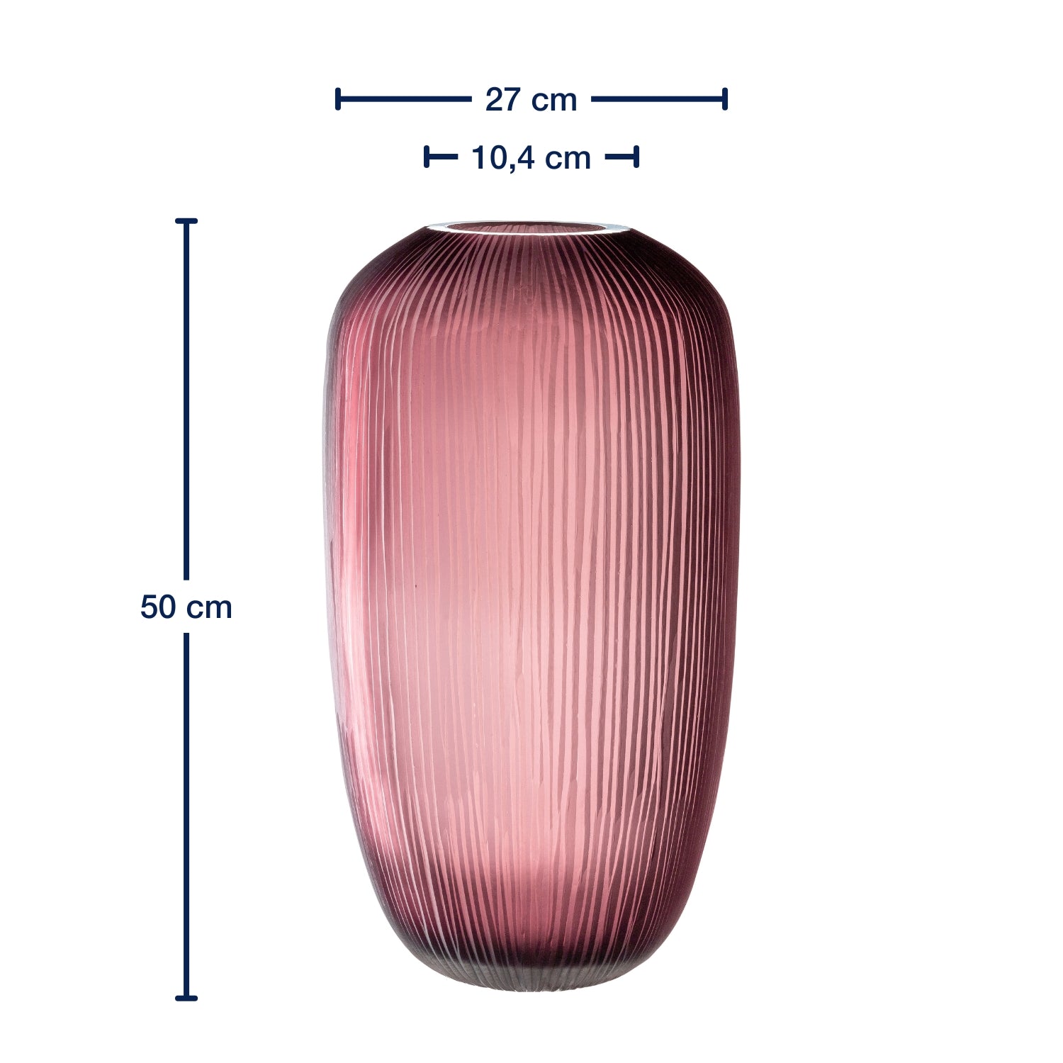 leonardo-bellagio-vase-sol-52-cm-baie-verre-teint image 3