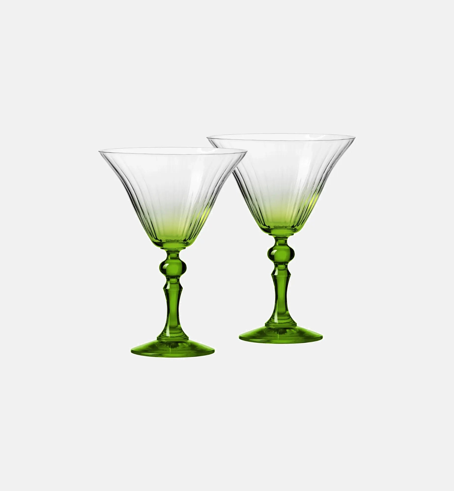 krosno-bubble-verre-martini-vert-170-ml image 2