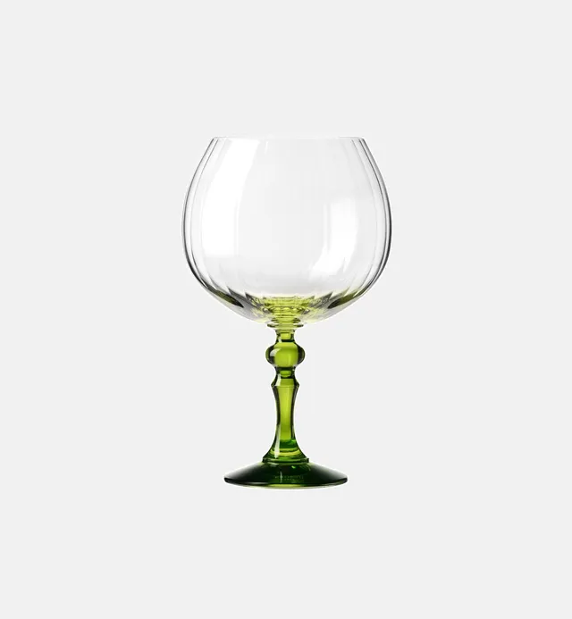 krosno-bubble-verre-gin-pied-vert-660-ml-stri image 1
