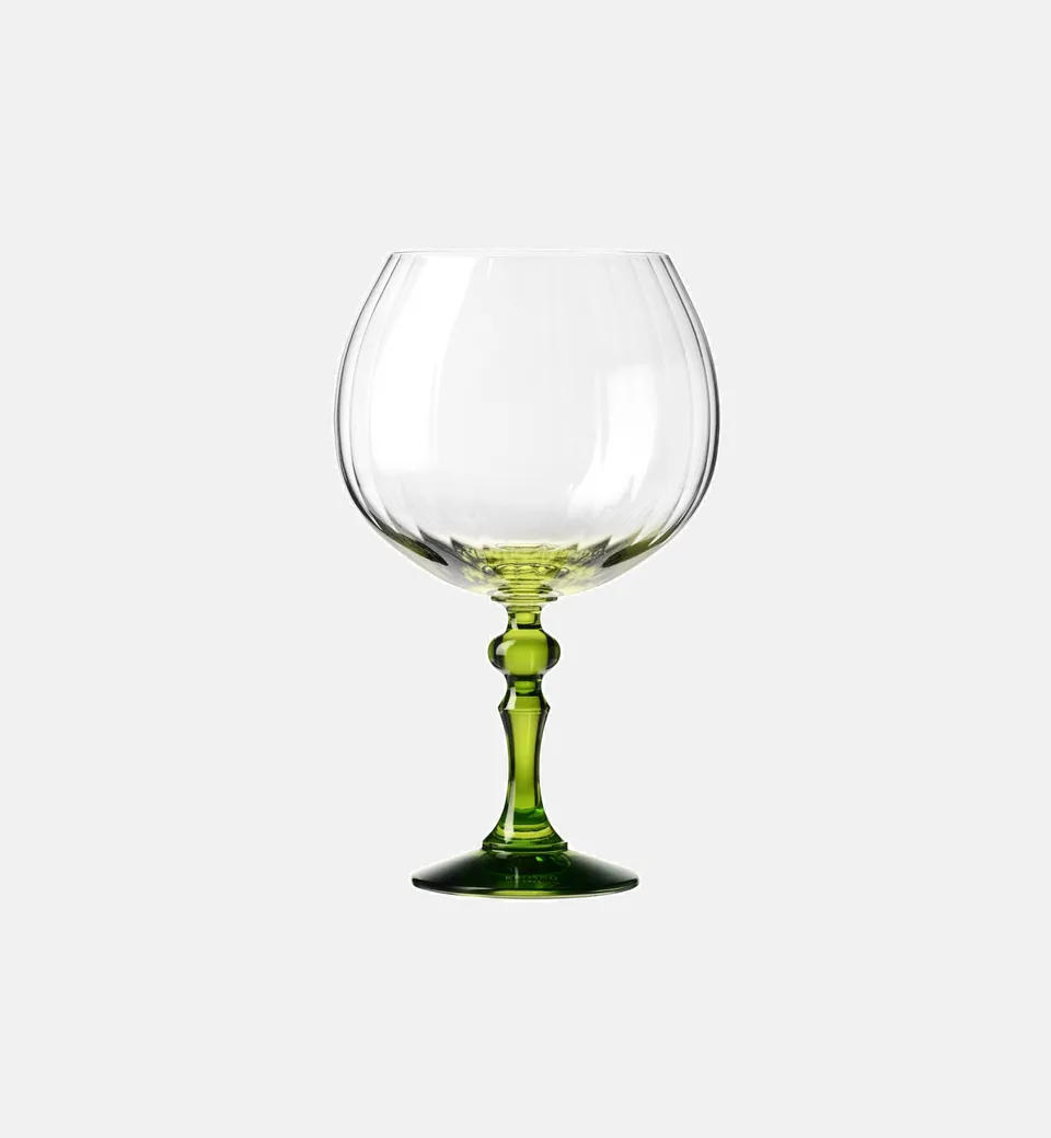 krosno-bubble-verre-gin-pied-vert-660-ml-stri image 1