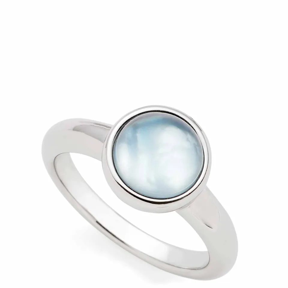 leonardo-bea-bague-cocktail-18-bleu-gris-nacre image 1