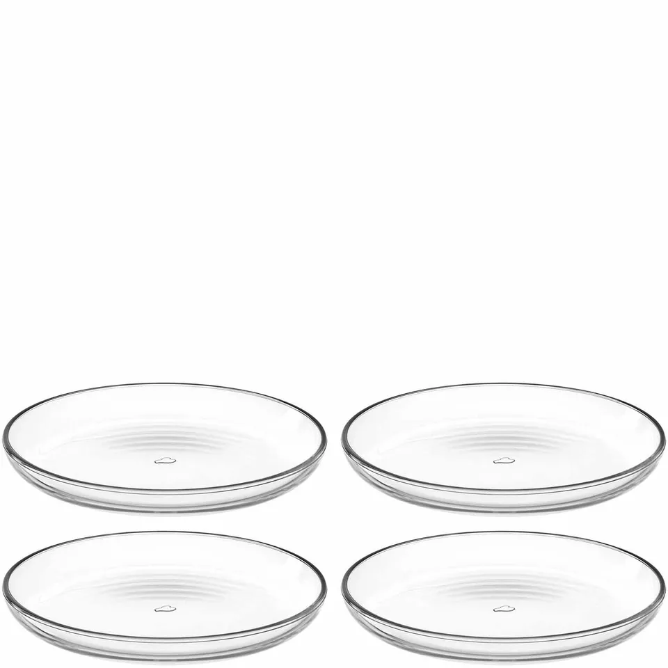 leonardo-cucina-assiettes-verre-18-cm-lot-4 image 1