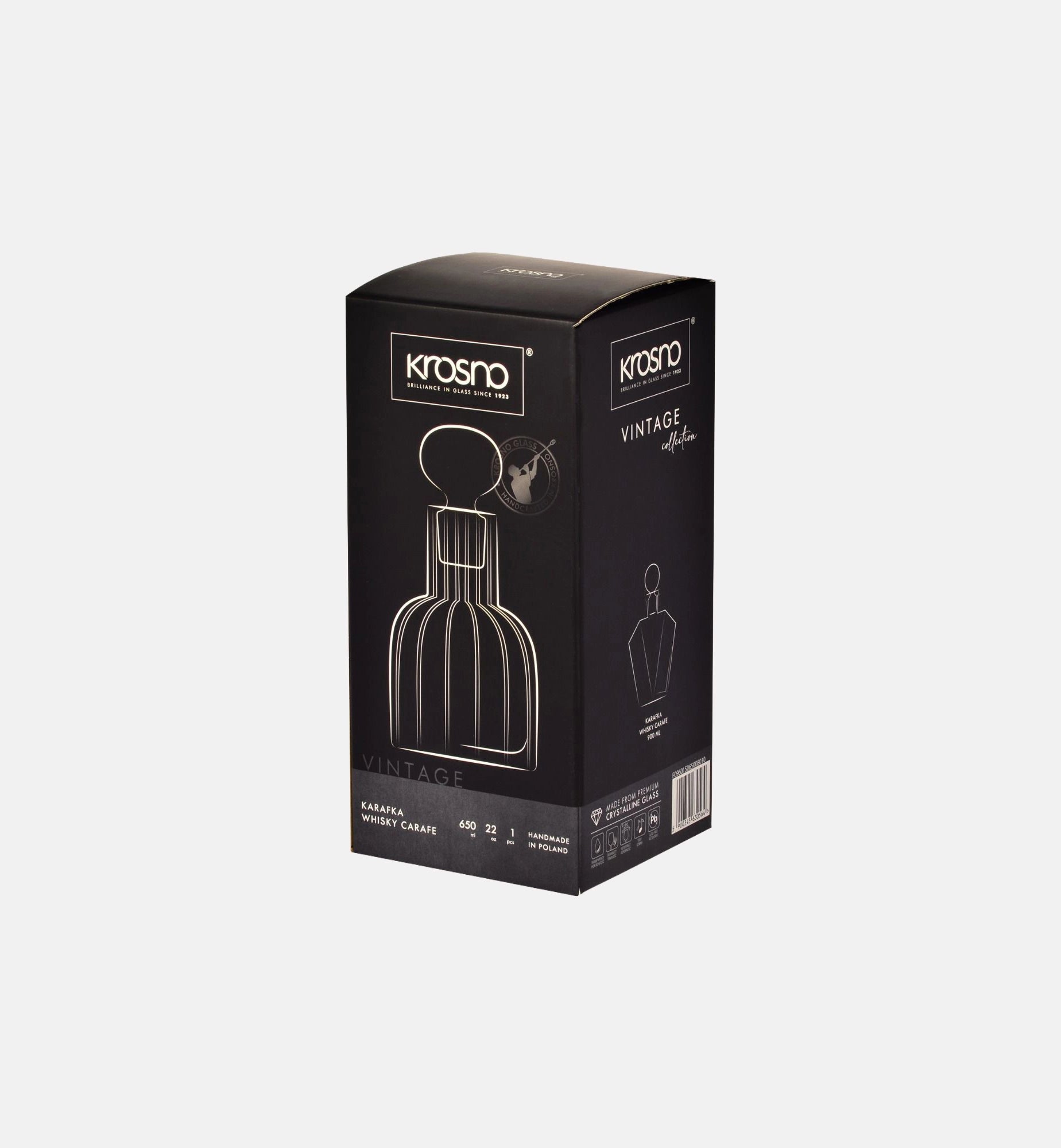 krosno-marsza-kowska-carafe-eau-650-ml-cristal image 4