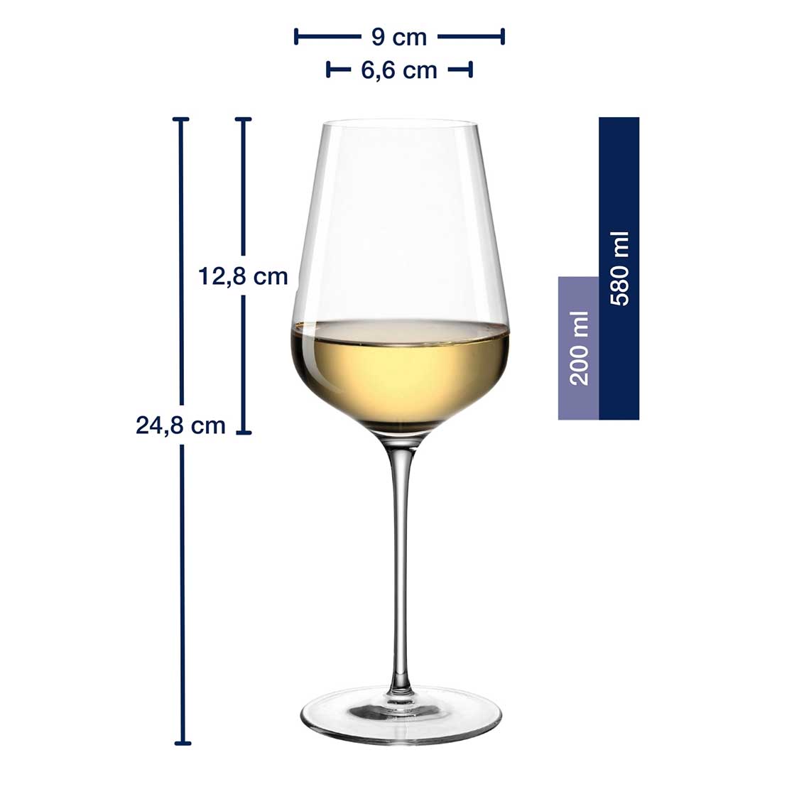 leonardo-brunelli-verre-vin-blanc-580-ml-lot-6 image 3