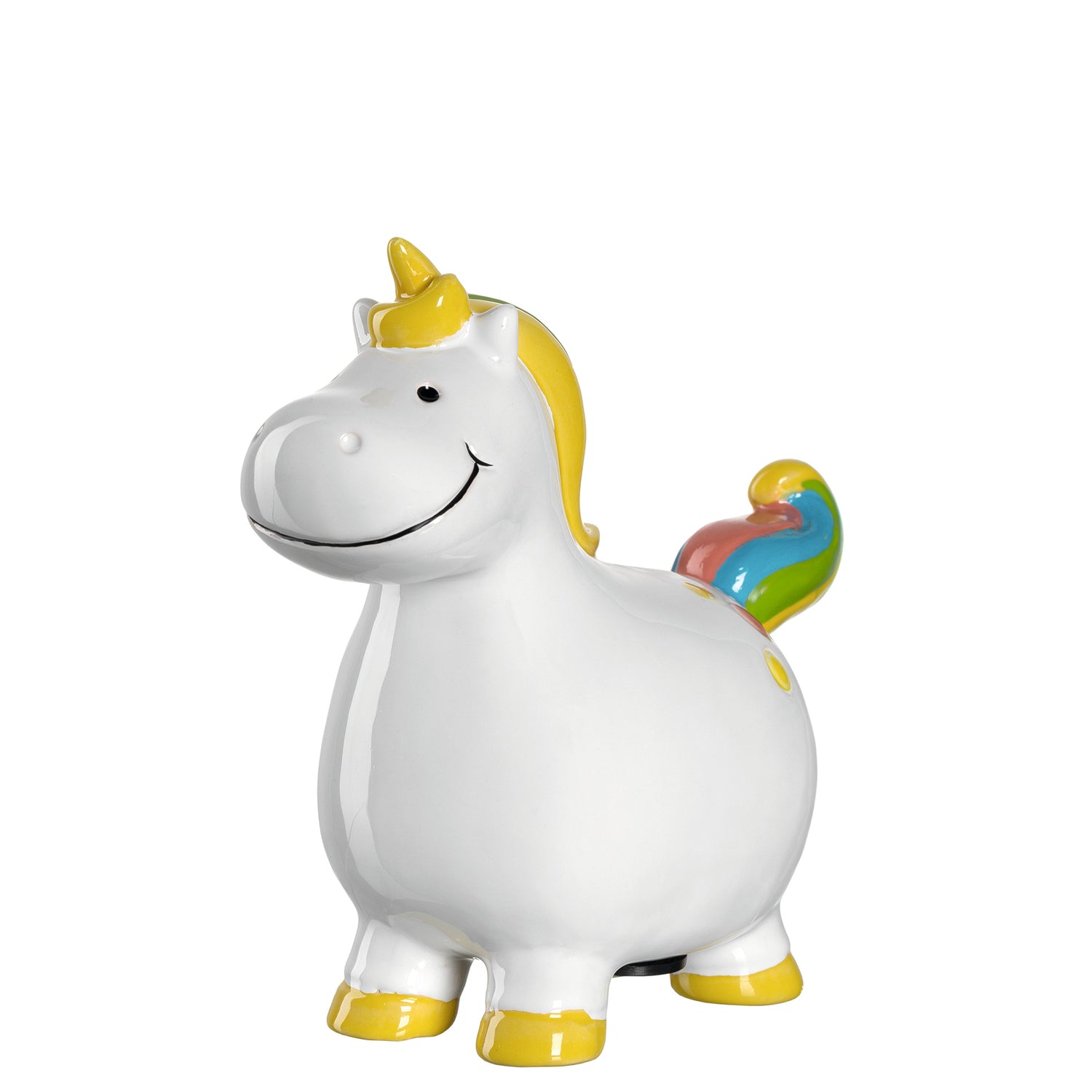 leonardo-bambini-14-cm-tirelire-licorne-blanche image 1