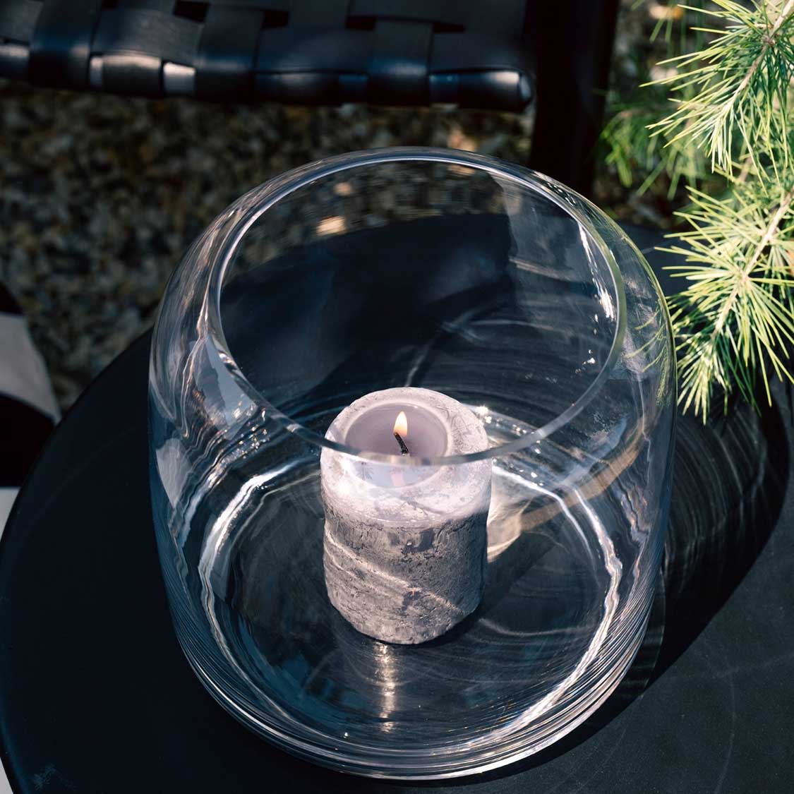 leonardo-lago-photophore-19-cm-verre-transparent image 2
