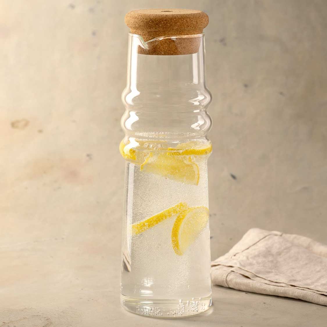 leonardo-sole-carafe-en-verre-0-9-l-bouchon-en-li-ge image 2