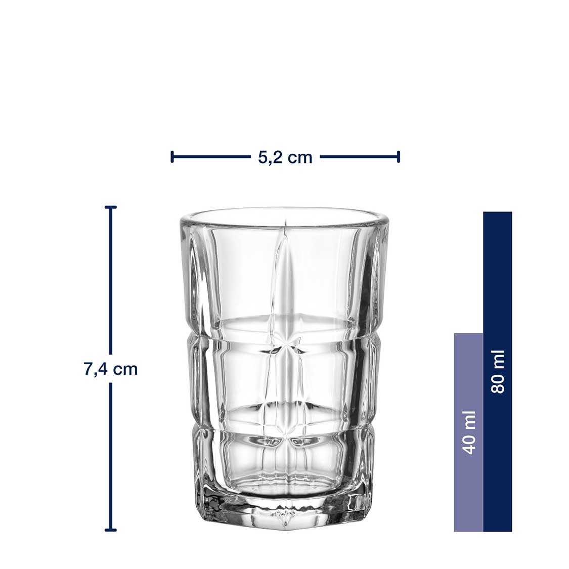 leonardo-spiritii-nova-verre-shot-80-ml-lot-de-4 image 3