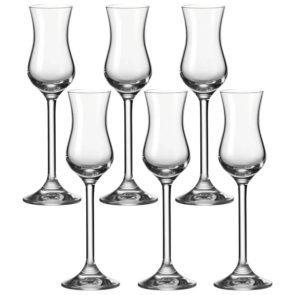 leonardo-daily-verre-grappa-100-ml-lot-de-6-digestif image 1