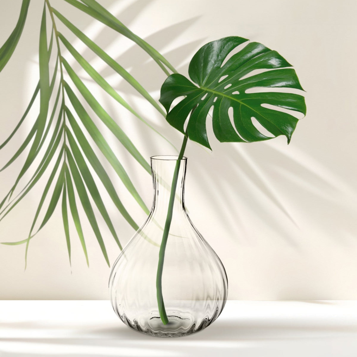 krosno-vase-bouteille-stri-cristal-transparent-47-cm image 2