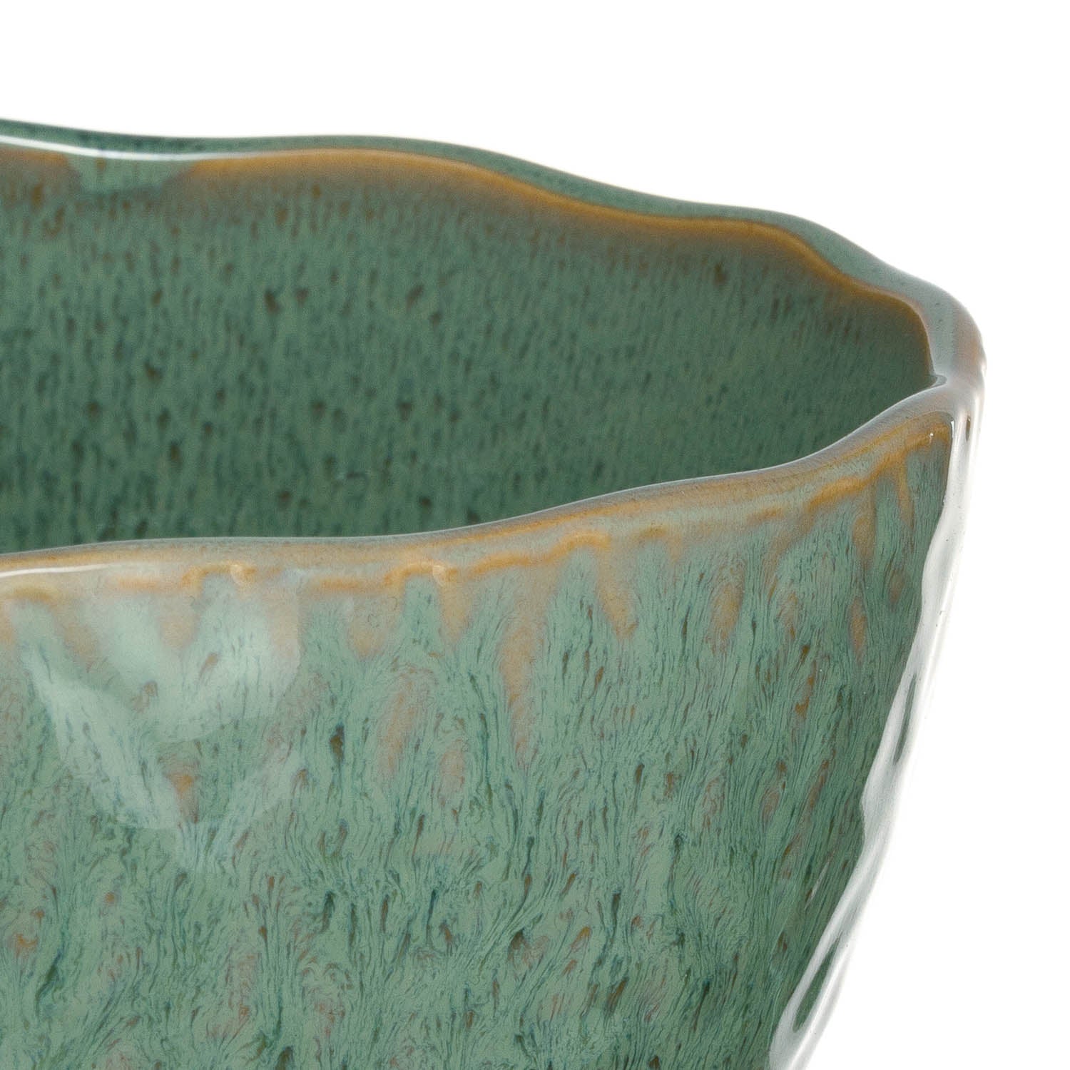 leonardo-matera-bol-c-ramique-15-cm-vert-lot-6 image 3